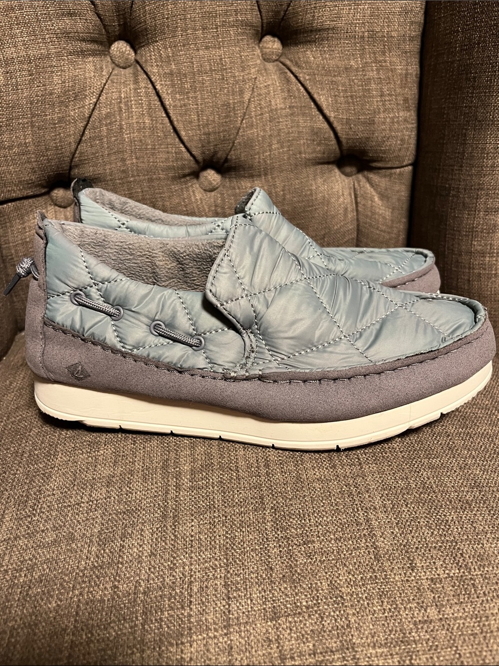 Sperry Moc-Sider Quilted Slip-On Shoes women's 7.5